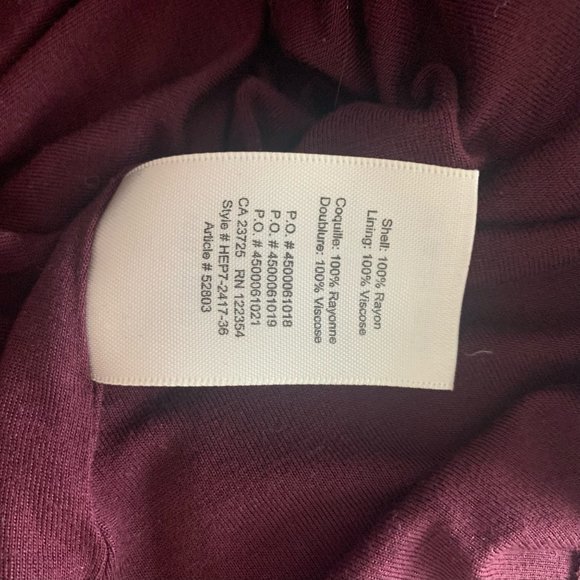 Burgundy Aritzia Wilfred Free Tank - Picture 6 of 7